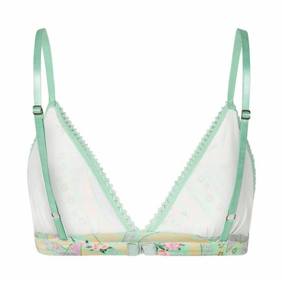 New spell designs city lights tri bralette sage XS